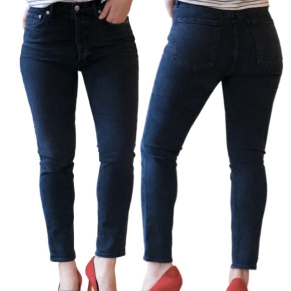 agolde hi rise nico slim fit jeans